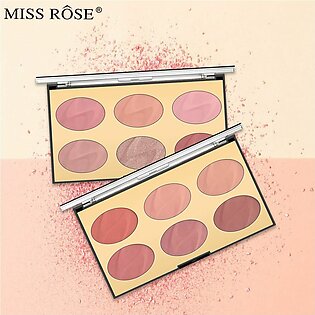 Miss Rose 6 Color Blush Palatte / Makeup Blusher Kit 19.2g 7004-017n2