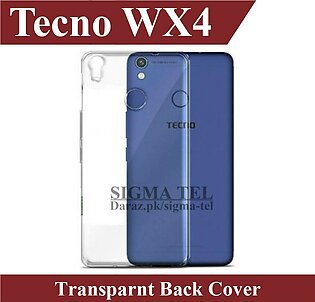 Tecno WX4 Back Cover Transparent Soft Silicone Case Crystal Clear Cover For Tecno WX4