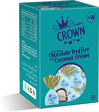 Chocolate Candyland Crown Chocolate With Coconut Cream (24 Pcs Box)
