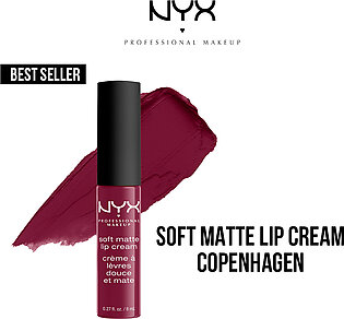 NYX Professional Makeup - Cosmetics Soft Matte Lip Cream Liquid Lipstick Copenhagen