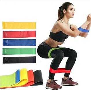 Mizuno Raciness Loop Resistance Band, 5 Strength Levels, Latex Elastic Thera Bands For Your Home Gym Strength Levels, Upper & Lower Body