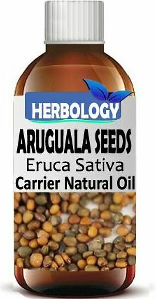 Herbology Taramira Oil (edible) Arugula Seed Carrier Oil Jamba Oil Cold-pressed - 100% Pure & Organic - (unrefined)