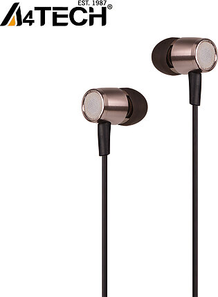 A4tech Mk-730 In-ear Hd Metallic Earphones With In-line Microphone