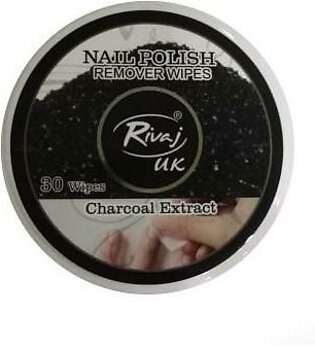 Rivaj UK - Nail Polish Remover Wipes (Charcoal)