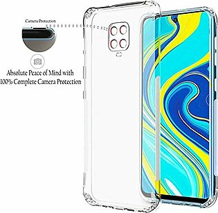 Xiaomi Redmi Note 9 Pro Soft Silicone Tpu Transparent Back Cover With Camera Protection