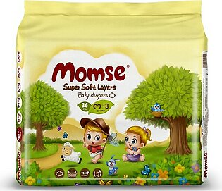 Momse Economy Diapers - Medium Size 3 - 36 Pcs - 6-11kg
