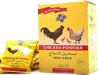 SAC - Chicken Powder 24 Sachets 20gm sachet for soups, meals and seasonings