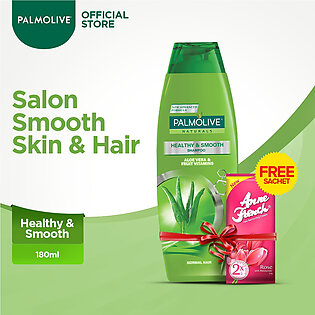 Palmolive - Salon Smooth Healthy & Shampoo 180ml + Anne French Cream Sachet FREE