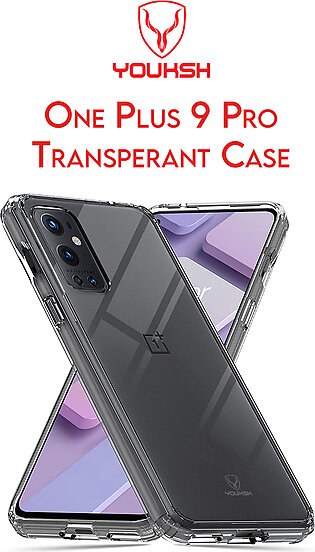 Youksh Oneplus 9 Pro Transparent Cover - Oneplus 9 Pro Transparent Jelly Back Cover - Oneplus 9 Pro Soft Shock Proof Transparent Back Pouch - Oneplus 9 Pro Crystal Clear Cover - Oneplus 9 Pro Silicone Cover.