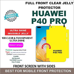 HUAWEI P40 PRO CLEAR FRONT 360 JELLY PROTECTOR WITH SIDES