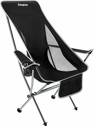 Kingcamp - Camping Chair Ultralight High Back Folding Adjustable Portable Chair