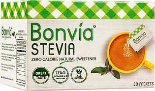 Bonvia Stevia Zero Calorie Sweetener 50 Sachets
