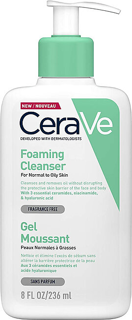Cerave - Foaming Cleanser - 8 Oz. - Beauty By Daraz
