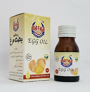 Egg Oil - natural egg oil - hair oil - long hair oil - Egg Oil (Anday ka tail) (10ML) for smooth, silky, strong and healthy hair, Face and skin - Unisex Oil - Datha Gold