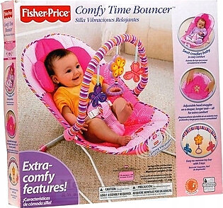 Fisher Price Baby Bouncer Toddler Rocker With Calming Vibration - Pink