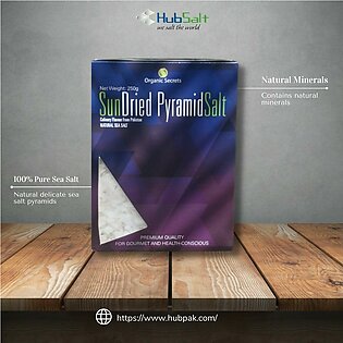 Hub Salt Sun Dried Pyramid Salt