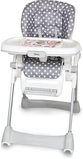 Tinnies Adjustable High Chair – Mother & Baby Feeding Highchairs & Booster Seats Highchairs 5 Positions For Reclining 3 Positions For Tray Adjustment 8 Positions For Height Adjustment