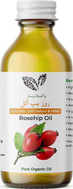 Rosehip Oil – (120 Ml) - For Anti Acne, Scars, Aging (روز ہپ) - Premium Quality: