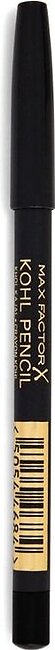 Max Factor - Kohl Eye Liner Pencil - 020 - Black - Beauty By Daraz