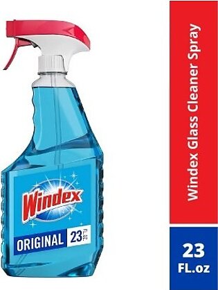 Windex Orignal Glass Cleaner by WBM, Anti Dust Extra Shine Spray Bottle - 680ml