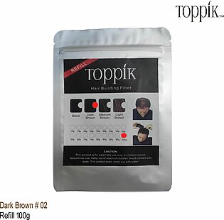 Toppik Hair Fiber Refill Dark Brown 100g