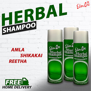 Eden Roc Herbal Shampoo Large 3 Pieces with Free Shipping
