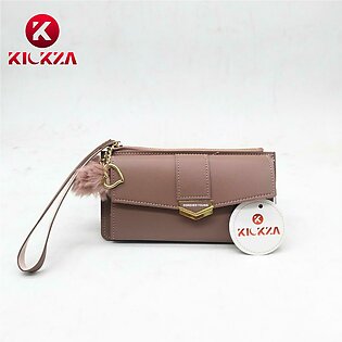 Kickza. Leather Wallet For Girls And Women/ Pouch For Girls And Women Card Holder Pouch