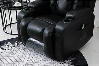 Royal Series Electric Recliner Sofa With Rocker & Rotational , Heating Pad & Vibration Function