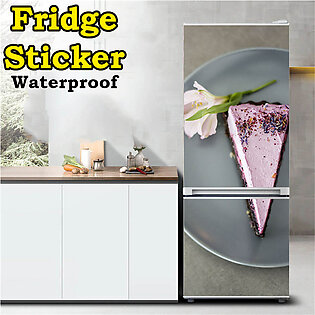 Self adhesive Fridge Door Protector Sticker Oil Proof Scratch-Proof Cake Slice