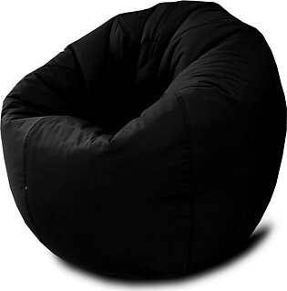 Relaxsit Puffy Plain Fabric Bean Bag Chair - Home Decor Chairs Matching Furniture - Luxury Furniture Bean Bag