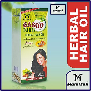 Malamah Gasoodaraz 100% Herbal Oil (uae) For Long, Thick And Shiny Hair 200 Ml