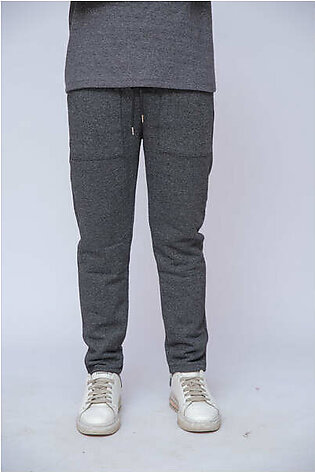 TEXTURED CHARCOAL TROUSER