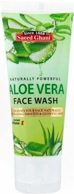 Saeed Ghani Aloe Vera Face Wash, 60ml