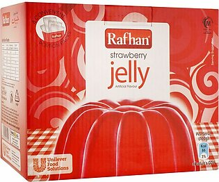 Rafhan Strawberry Jelly Powder, 4 Portions Pack, 2 KG