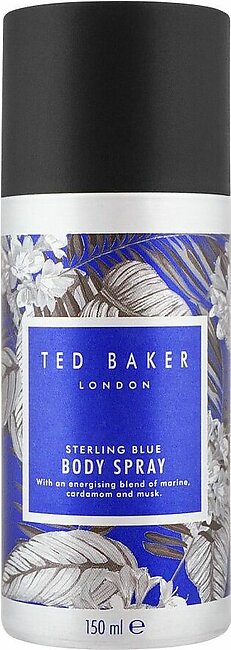 Ted Baker Sterling Blue Body Spray, For Women, 150ml