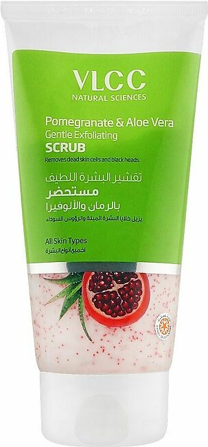 VLCC Natural Sciences Pomegranate & Aloe Vera Gentle Exfoliating Scrub, All Skin Types, 150ml