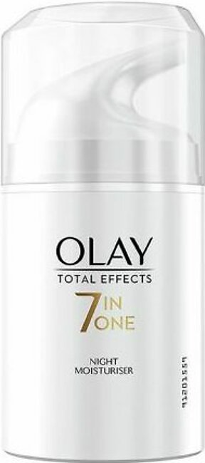 Olay Total Effect 7inOne Vitamin C & B3 Night Moisturiser Pump, 50ml