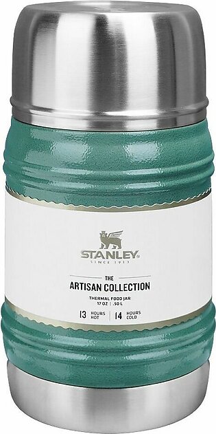 Stanley The Artisan Thermal Food Jar, 0.5 Liter, Hammertone Green, 10-11426-004