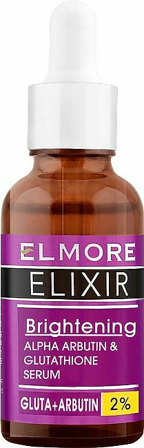 Elmore Elixir Brightening Alpha Arbutin & Glutathione 2% Serum, 30ml
