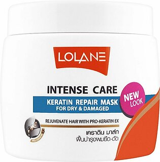 Lolane Intense Care Dry & Damaged Keratin Repair Hair Mask, 200ml