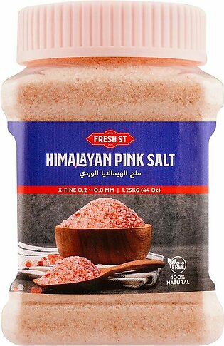 Fresh Street Himalayan Pink Salt, 1.25 KG Jar