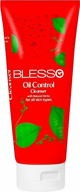 Blesso Oil Control With Natural Herbs Face Cleanser, All Skin Types, 150ml