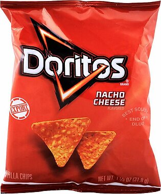 Doritos Nacho Cheese Tortilla Chips (Imported), 31.8g/1.25oz