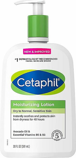 Cetaphil Moisturizing Lotion, Dry To Normal & Sensitive Skin, 591ml