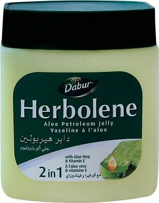 Dabur Herbolene Aloe Petroleum Jelly, With Aloe Vera + Vitamin E, 115ml