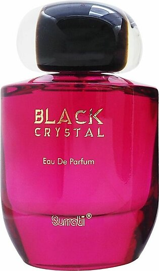 Surrati Black Crystal Eau De Parfum, Fragrance For Men & Women, 100ml