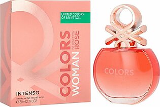 Benetton United Colors Rose Women Intenso Eau De Parfum, 80ml