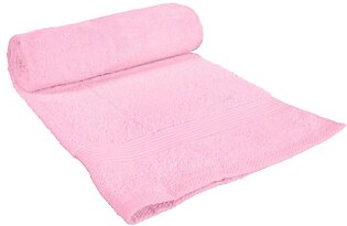 Indus Towel 100% Cotton Ring Bath Towel, 70x140, Pink