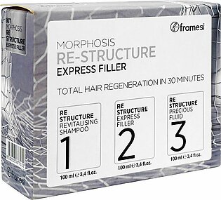 Framesi Morphosis Hair Re-Structure Express Filler Kit, 3 x 100ml