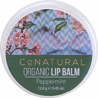 CoNatural Organic Lip Balm, Peppermint, 12.8g